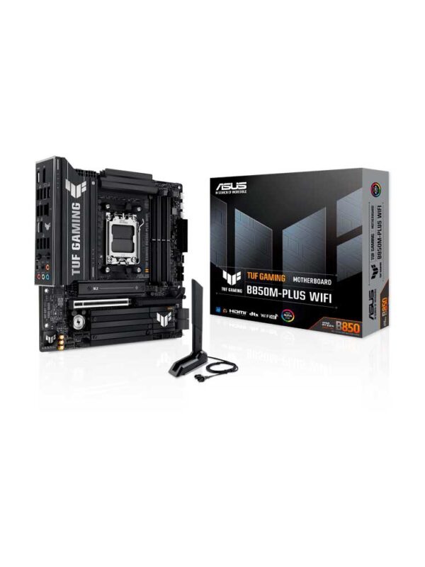 PLACA MADRE ASUS AM5 B850M-PLUS WIFI TUF GAMING DDR5 S/R/HDMI/DP/3M2/MATX