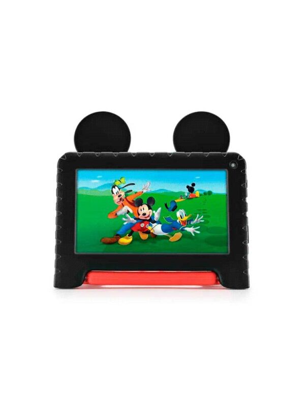 TABLET KID ANDROID MULTILASER NB627 QC/64GB/4G/7"/ROJO MICKEY DISNEY