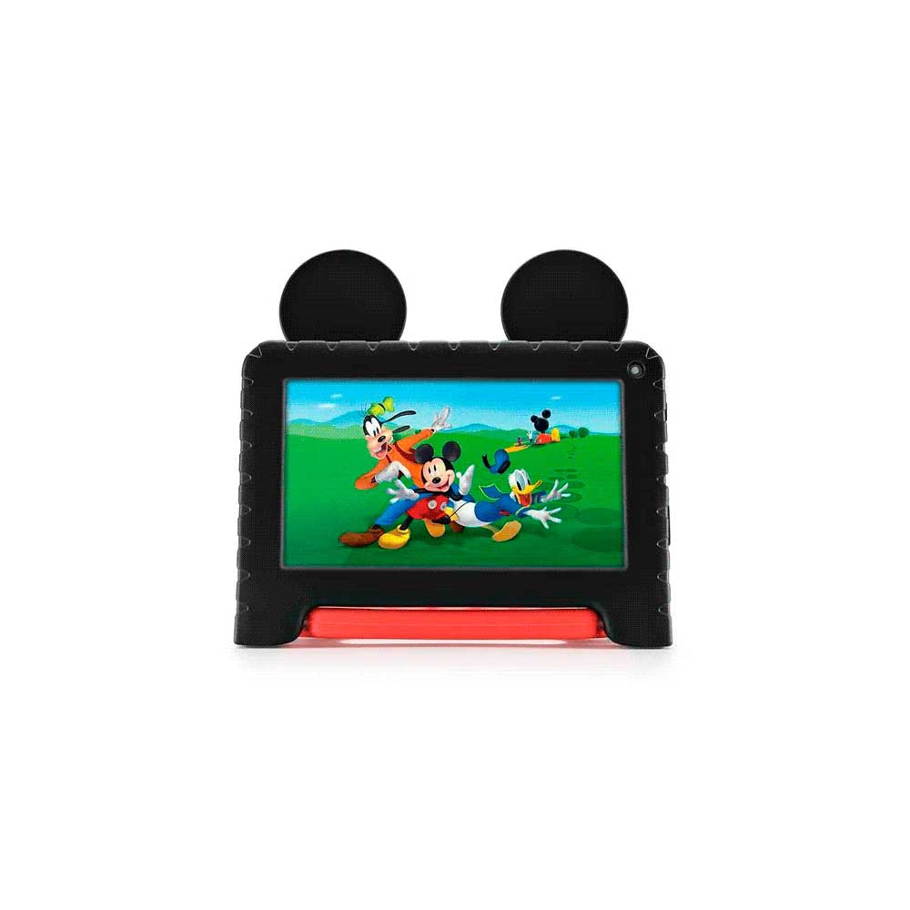 TABLET KID ANDROID MULTILASER NB627 QC/64GB/4G/7"/ROJO MICKEY DISNEY
