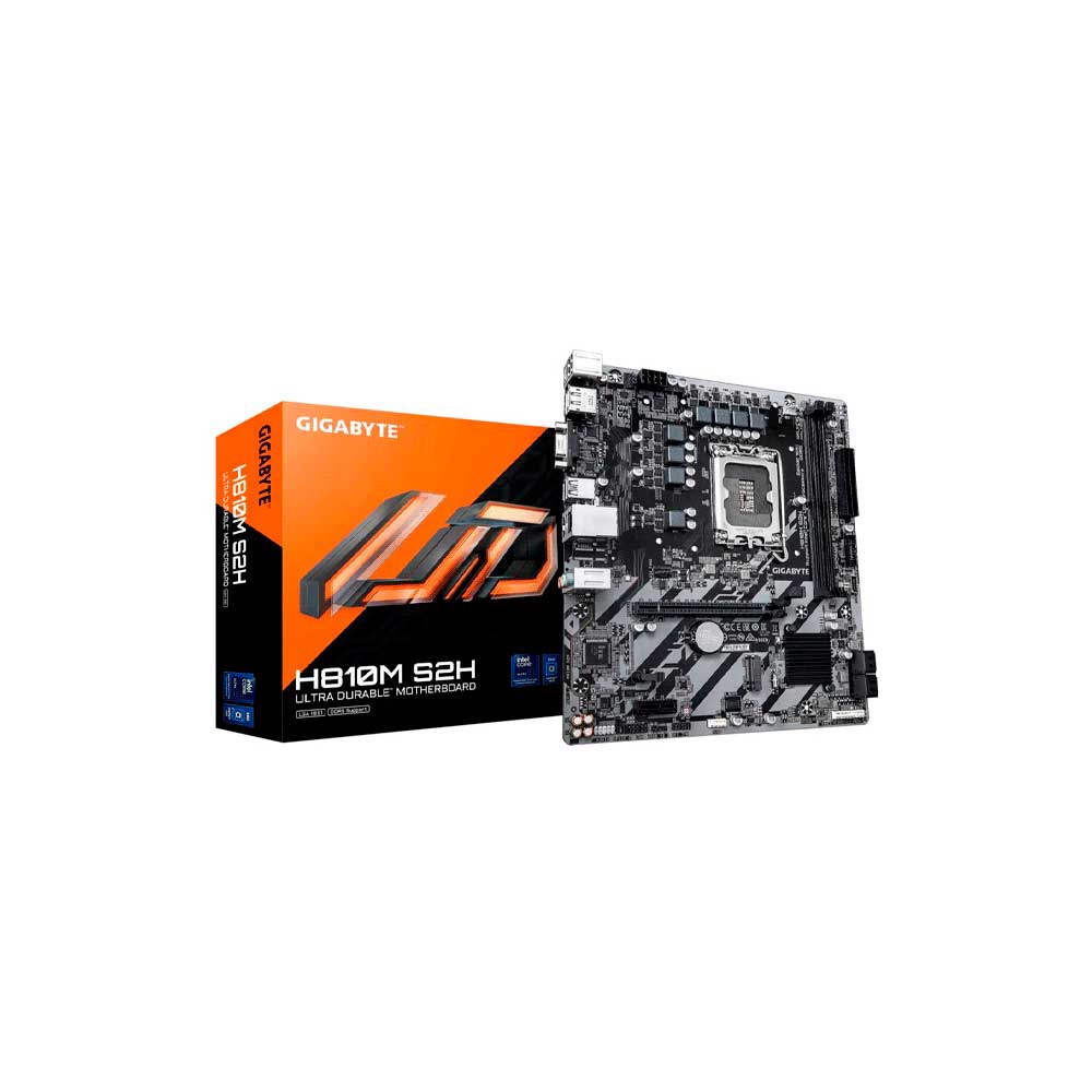 PLACA MADRE GIGABYTE 1851 H810M S2H DDR5 V/S/R/HDMI/DP/M2/USB3.2/MATX