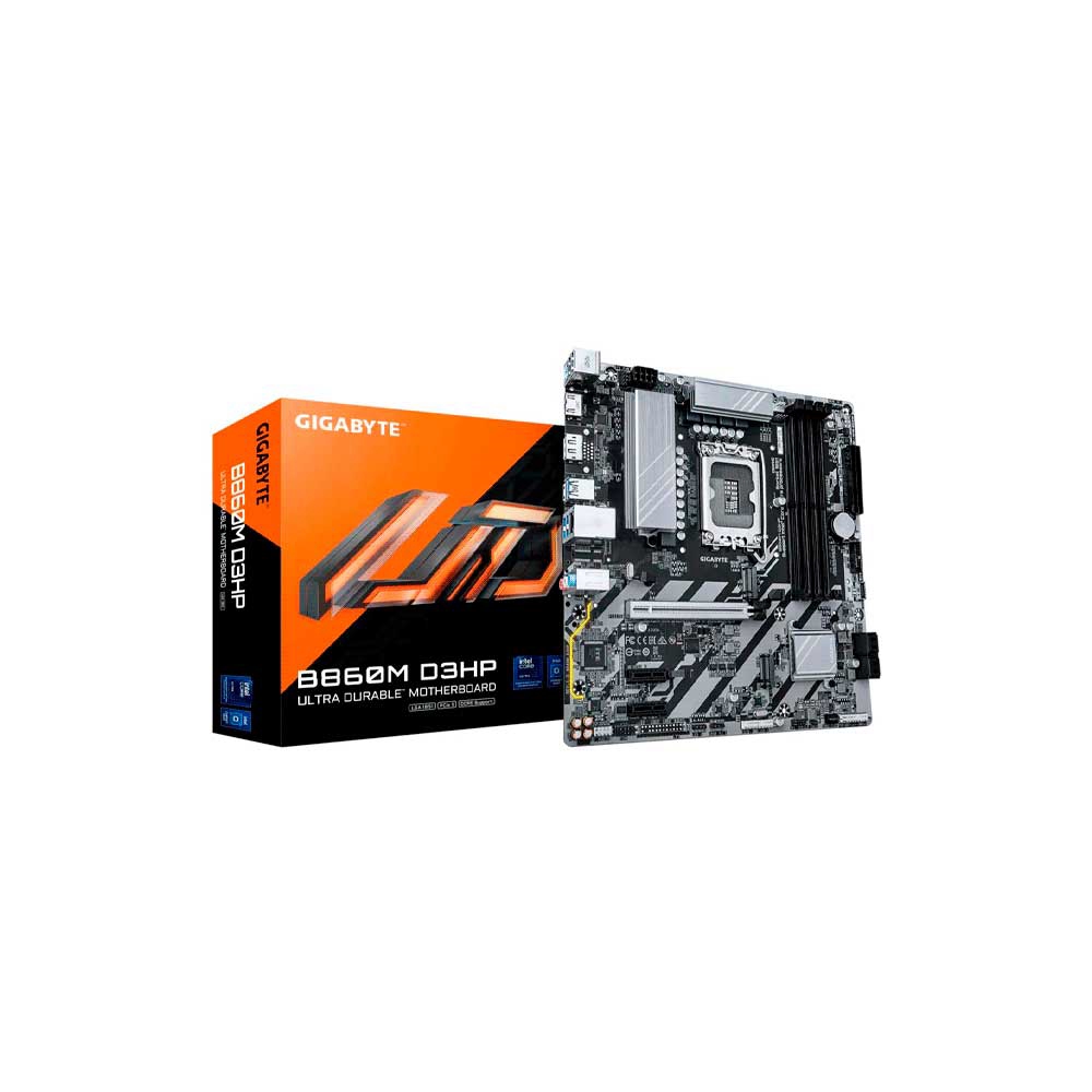 PLACA MADRE GIGABYTE 1851 B860M D3HP DDR5 S/R/HDMI/DP/2M2/USB3.2/MATX