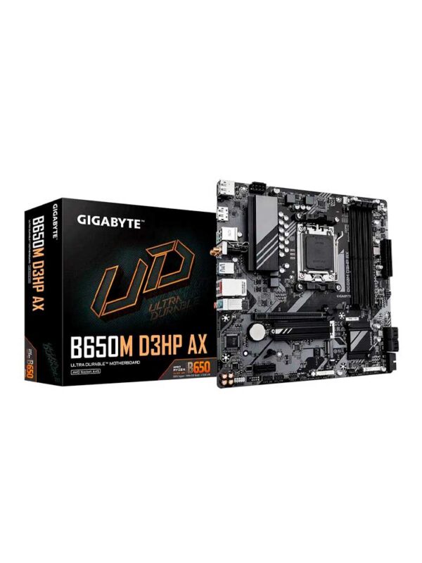 PLACA MADRE GIGABYTE AM5 B650M D3HP AX DDR5 S/R/HDMI/DP/2M2/USB3.2/WIFI/MATX