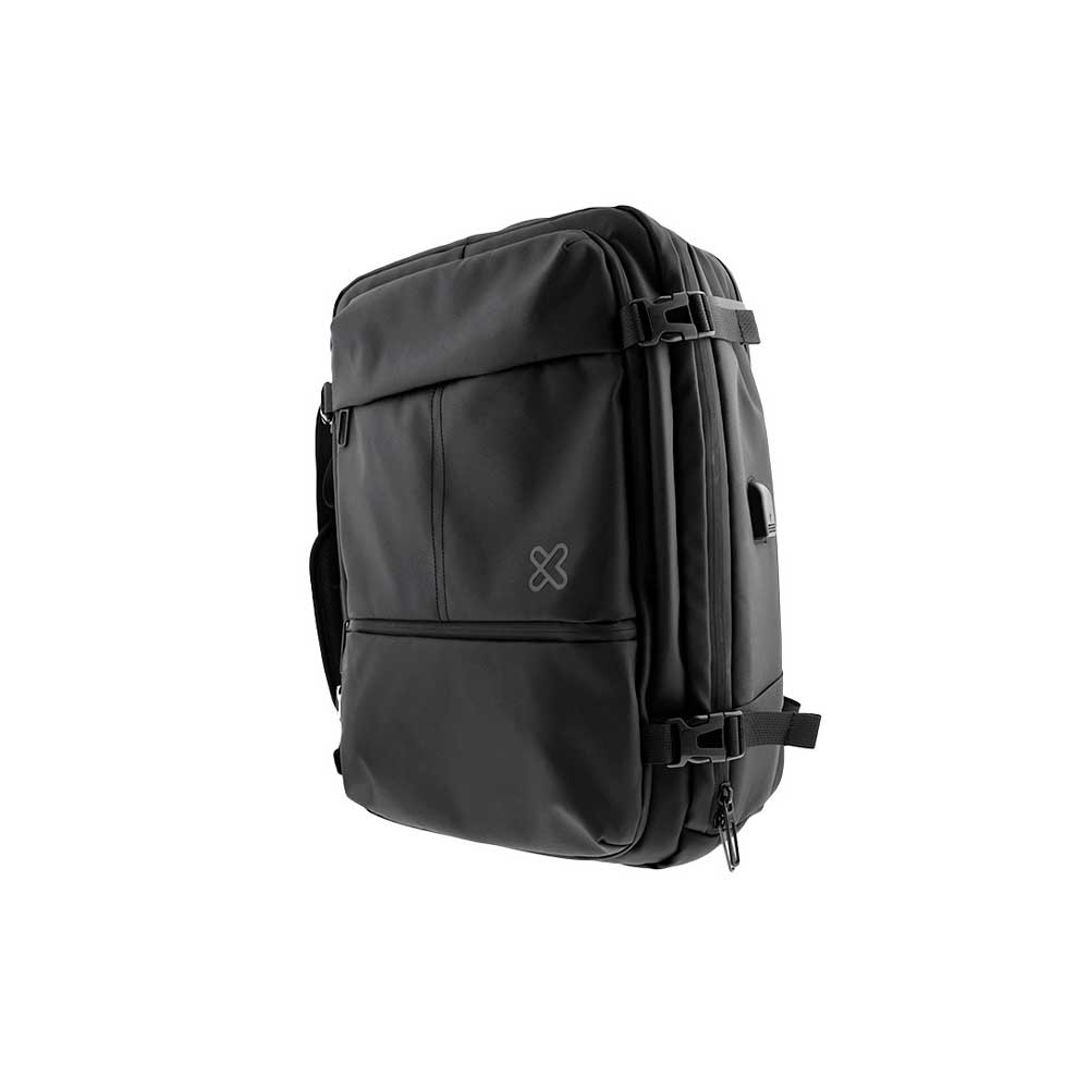 MOCHILA KLIP 17" KNB-950 NOMAD USB/CANDADO NEGRO