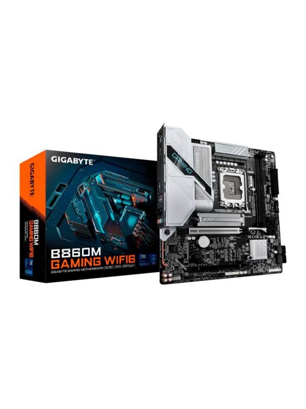 PLACA MADRE GIGABYTE 1851 B860M GAMING WIFI6 DDR5 S/R/HDMI/DP/2M2/USB3.2/MATX