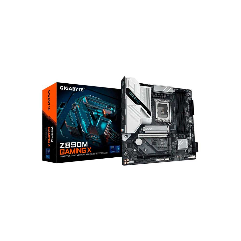 PLACA MADRE GIGABYTE 1851 Z890M GAMING X DDR5 S/R/HDMI/2DP/3M2/USB3.2/MATX