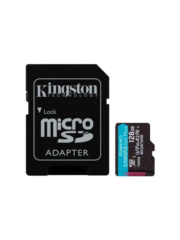 MEMORIA MICRO SD KINGSTON 128GB CANVAS GO PLUS SDCG4/128GB 200/160