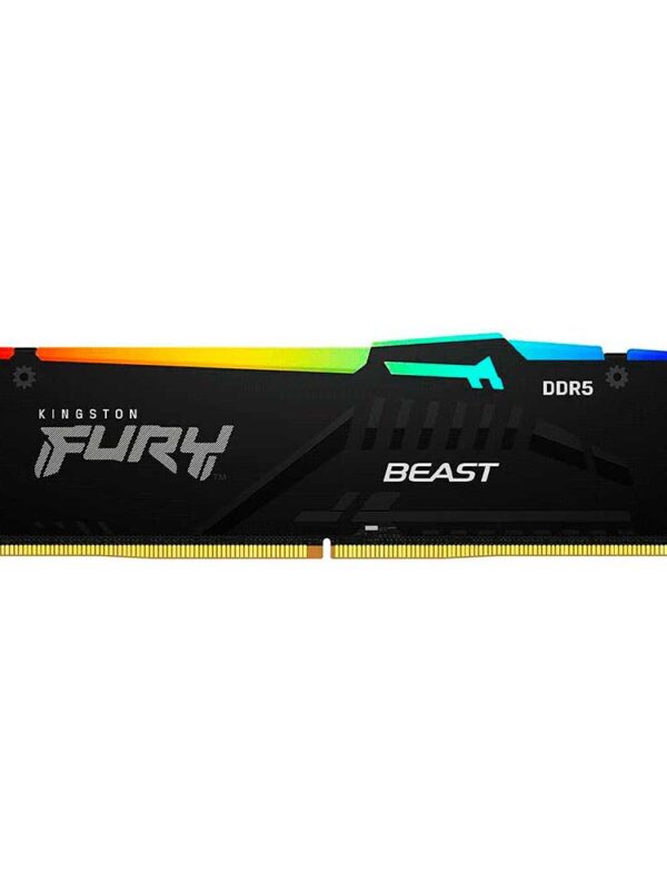 MEMORIA RAM DDR5 16GB 6400 KINGSTON FURY BEAST BK KF564C32BBEA-16 RGB