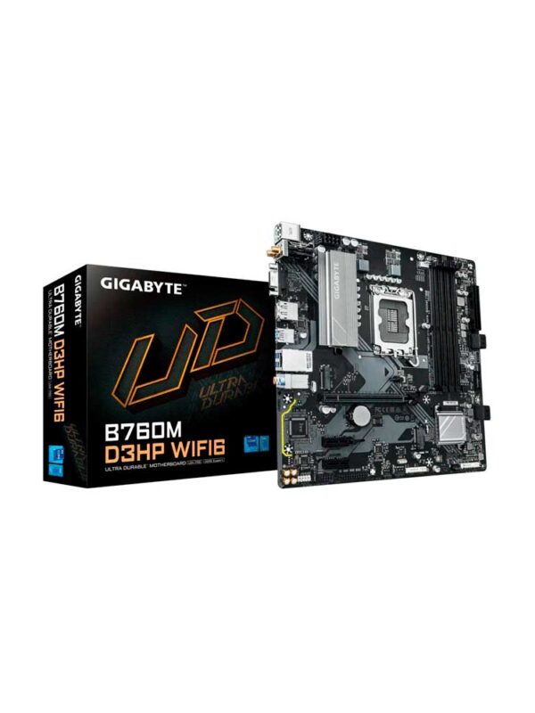 PLACA MADRE GIGABYTE 1700 B760M D3HP WIFI6 DDR5 V/S/R/HDMI/DP/2M2/USB3.2/MATX
