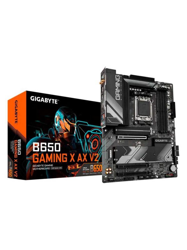 PLACA MADRE GIGABYTE AM5 B650 GAMING X AX V2 DDR5 S/R/HDMI/DP/3M2/WIFI/USB/ATX