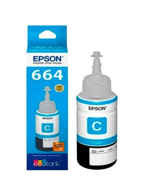 TINTA EPSON T664 220 CIANO L1XX/L2XX/L3XX/L5XX T664220-AL 70ML