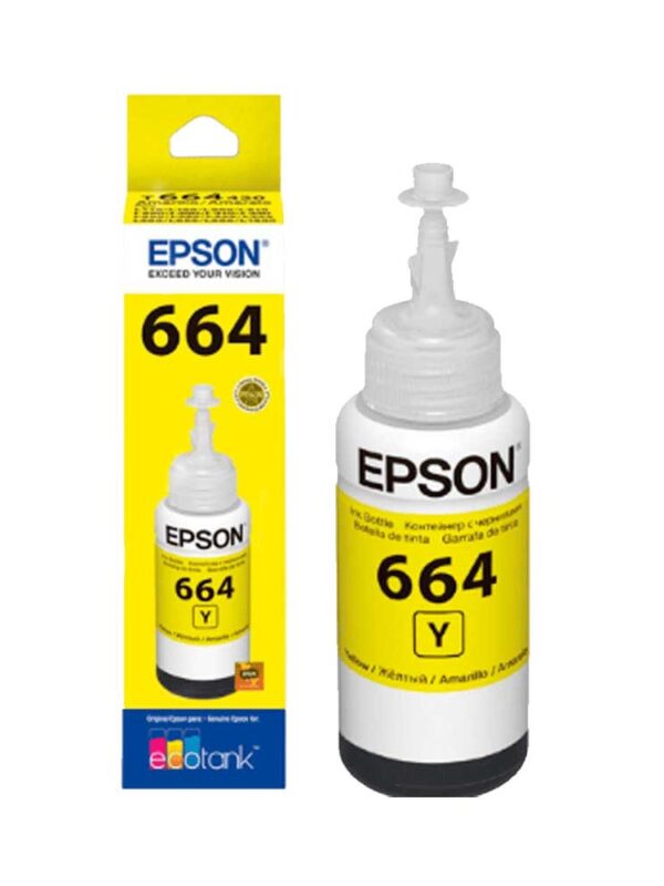 TINTA EPSON T664 420 AMARILLO L1XX/L2XX/L3XX/L5XX T66420-AL 70ML