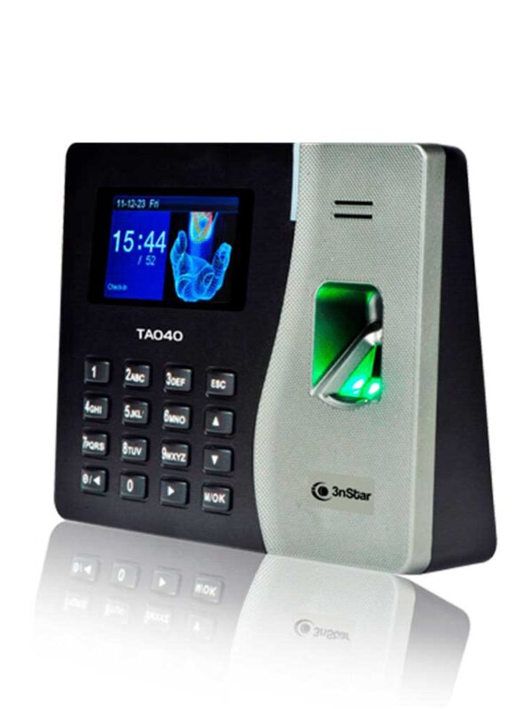 MARCADOR BIOMETRICO 3NSTAR TA040/RJ45/RELOJ/LECTOR DE HUELLAS DACTILARES