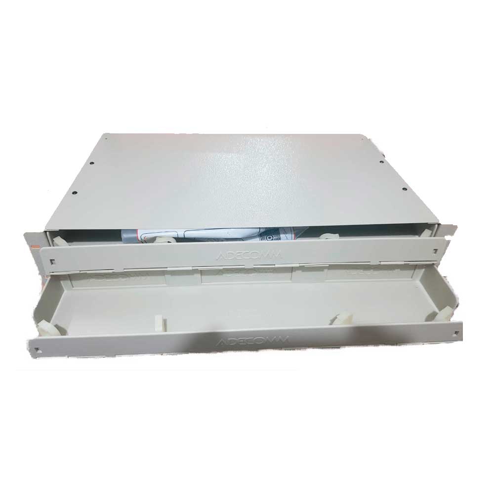 BANDEJA FIBRA O. 48 PELOS 2U 19" P/6 MODULOS LGX ADECOMM