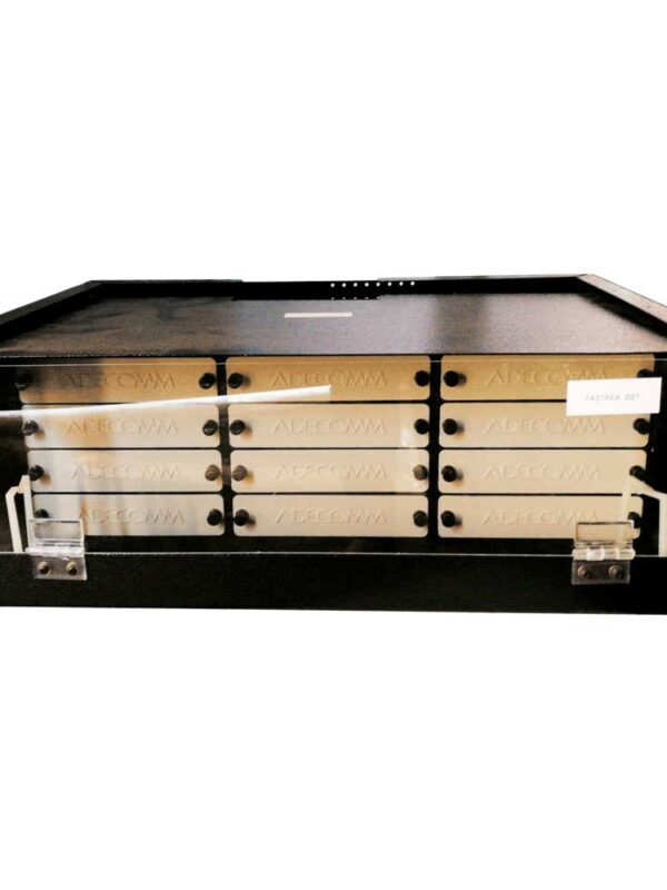 BANDEJA FIBRA O. 4U 19" P/12 MODULOS LGXA ADMCSM060SCU ADECOMM