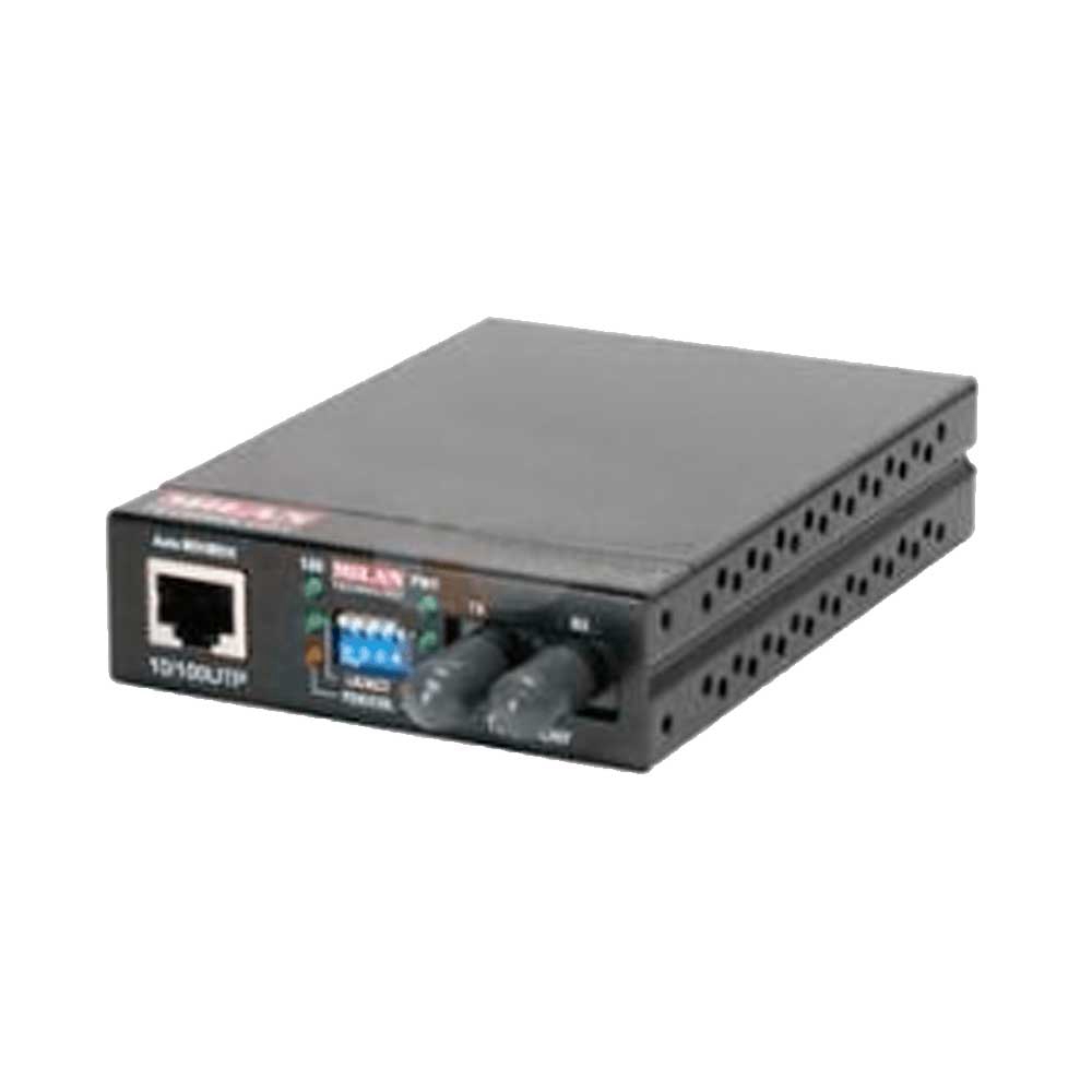 CONVERTIDOR FIBRA OPTICA 10/100 SM-SC 30KM MIL-RC3113-30 TRANSITION