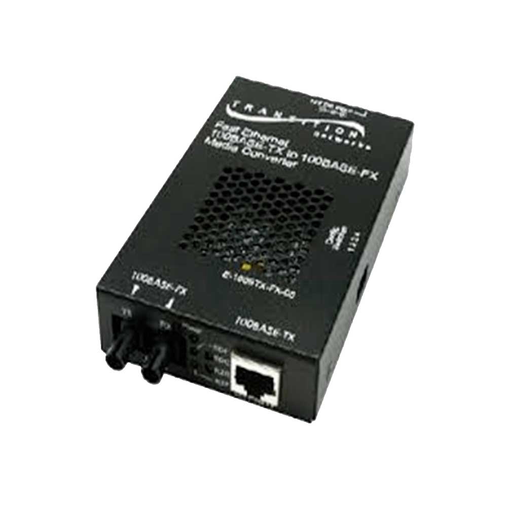 CONVERTIDOR DE FIBRA OPTICA TRANSITION 100/1000 SM SC 10KMS RC6113L