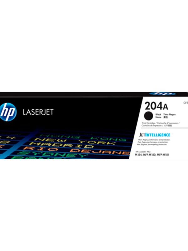 TONER HP 204A NEGRO CF510A M154/MFP M180/MFP M181