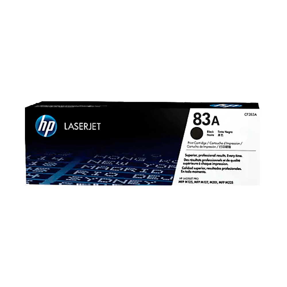 TONER HP 83A NEGRO CF283A MFP M125/ MFP M127/ M102/ MFP M225
