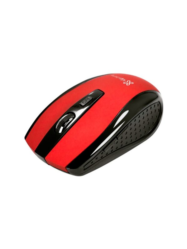 MOUSE KLIP WIRELESS KLEVER KMW-340RD 1600DPI/6 BOT/ROJO
