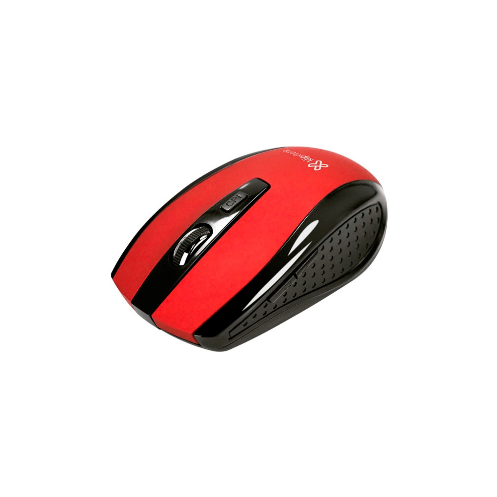 MOUSE KLIP WIRELESS KLEVER KMW-340RD 1600DPI/6 BOT/ROJO