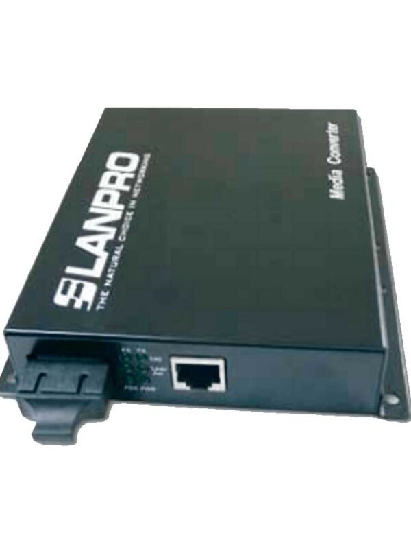 CONVERTIDOR DE FIBRA OPTICA LANPRO SM SC X 20 KMS LP-ICF2100-20