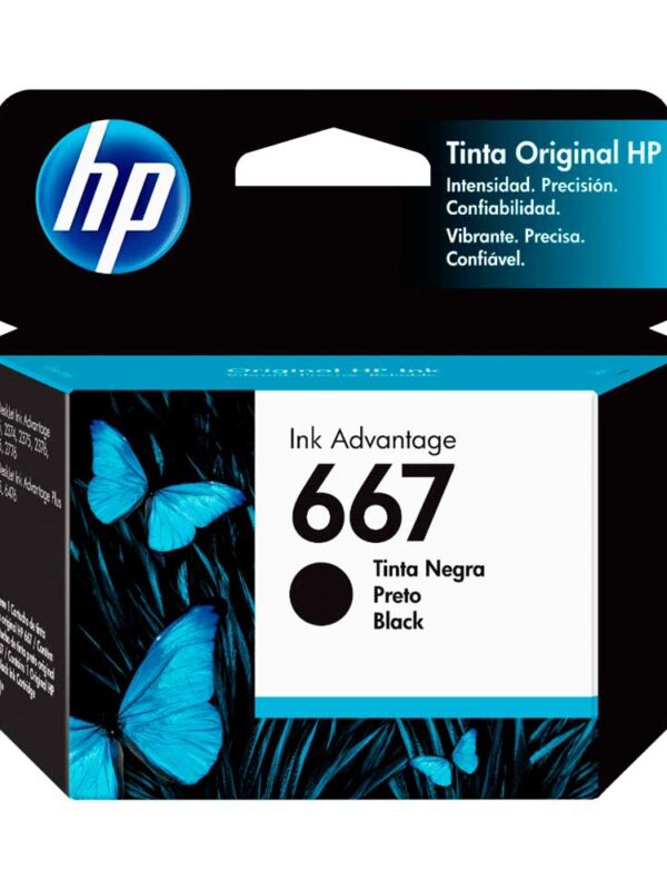 TINTA HP 667 NEGRO 3YM79AL DJ 2775 2ML