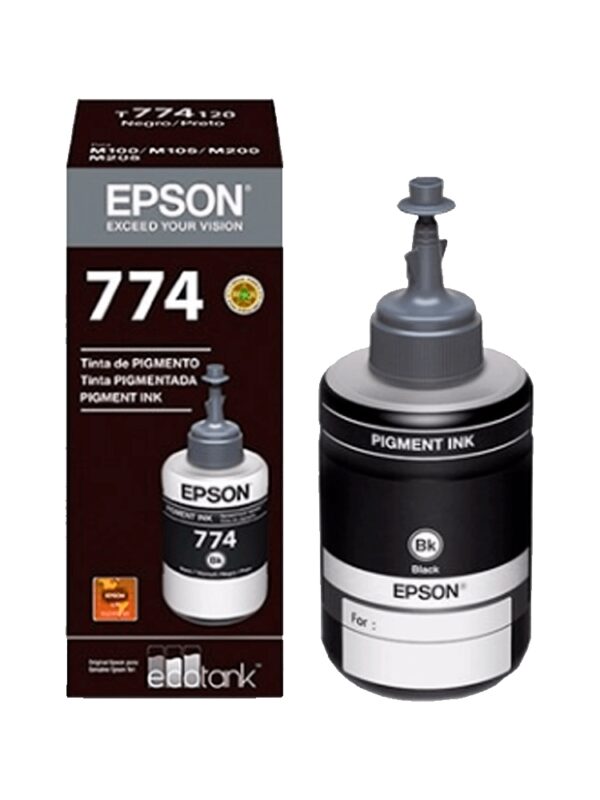TINTA EPSON T774 120 NEGRO M100/M105/M200/M205