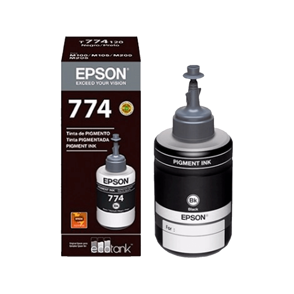 TINTA EPSON T774 120 NEGRO M100/M105/M200/M205