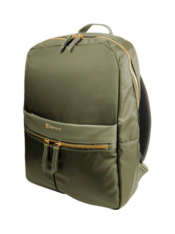 MOCHILA KLIP 15.6" KNB-467GN BARI FEMENINO VERDE OLIVA