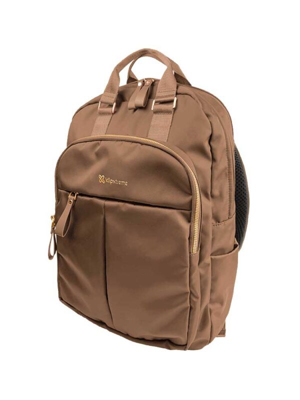 MOCHILA KLIP 15.6" KNB-468BR TOSCANA FEMENINO MARRON