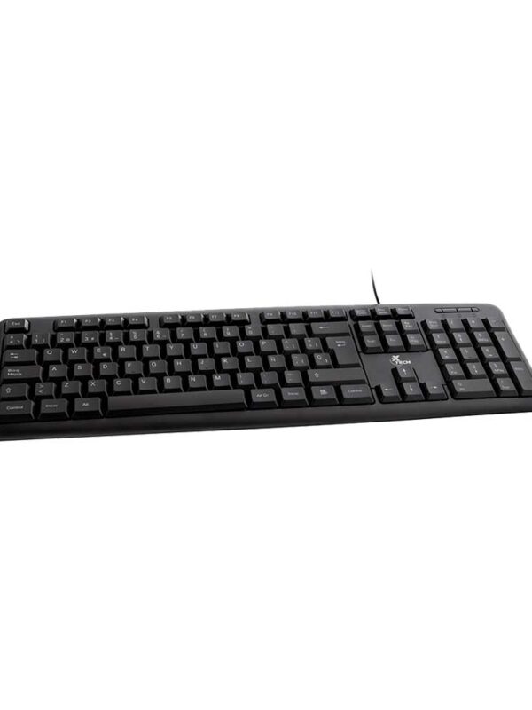TECLADO USB XTECH XTK-092S ESPAÑOL/NEGRO