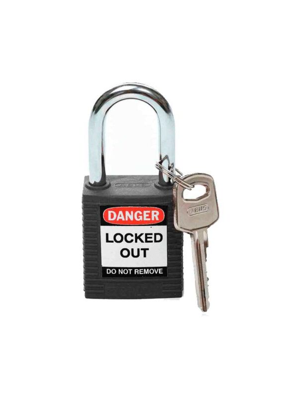 CANDADO BRADY DE NYLON NEGRO P/ BLOQUEO (99580)