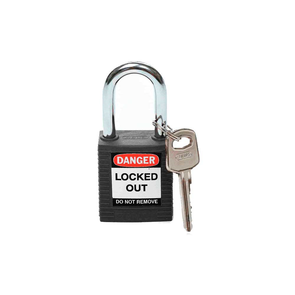 CANDADO BRADY DE NYLON NEGRO P/ BLOQUEO (99580)