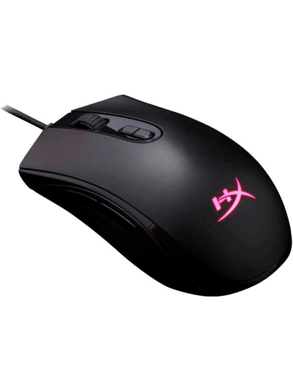 MOUSE GAMER USB HX-MC004B HYPERX PULSEFIRE CORE 6200DPI/ 7 BOT/ RGB/ NEGRO
