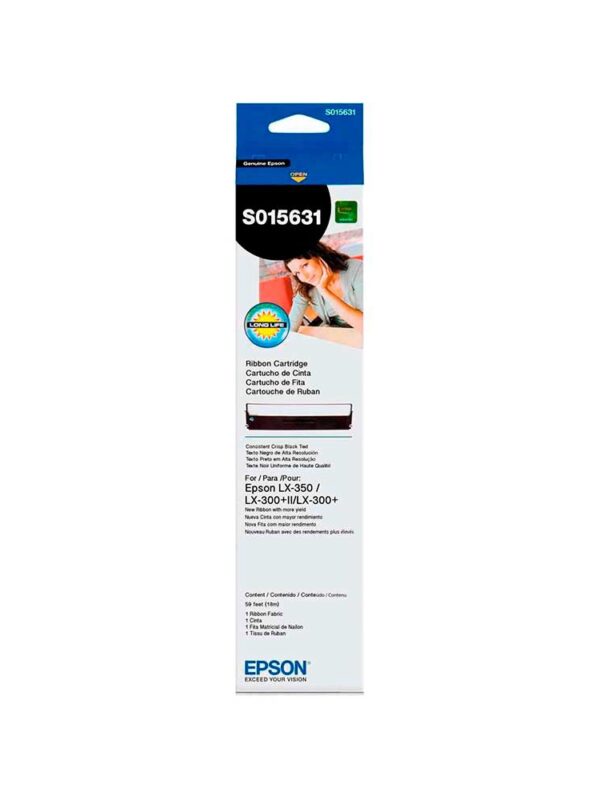 CINTA EPSON S015631 P/LX350/LX300 II/LX300