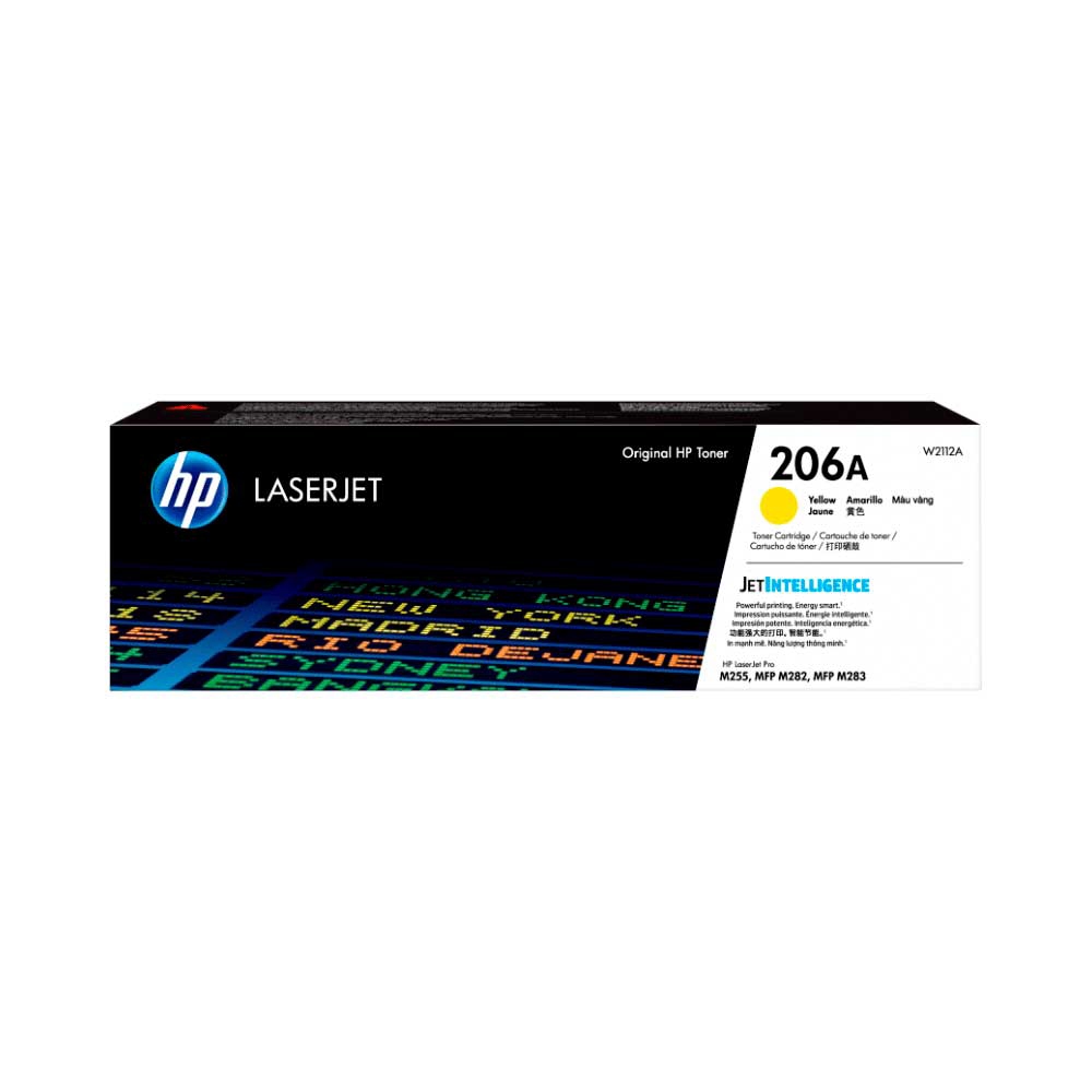 TONER HP 206A AMARILLO W2112A M255/MFP M282/MFP M283