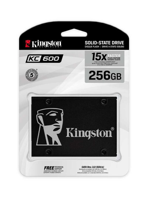 SSD SATA3 256GB KINGSTON SKC600/256G 550/500