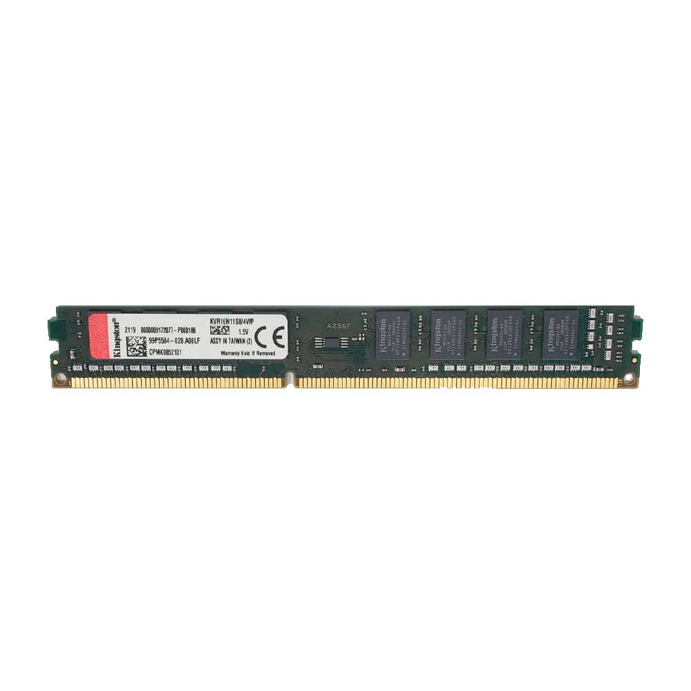 MEMORIA RAM DDR3 4GB 1600 KINGSTON KVR16N11S8/4WP