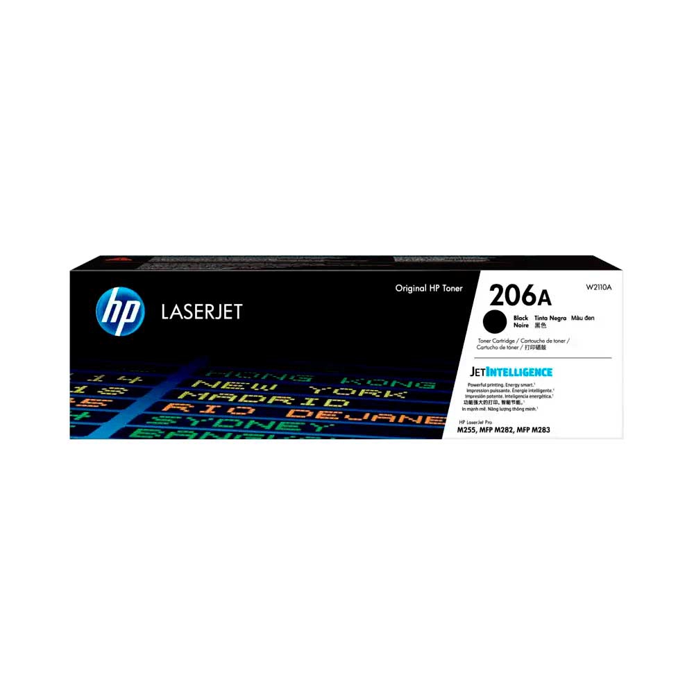 TONER HP 206A NEGRO W2110A M255/MFP M282/MFP M283