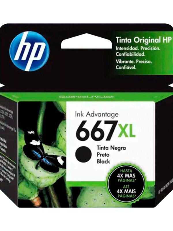 TINTA HP 667XL NEGRO 3YM81AL 8.5ML
