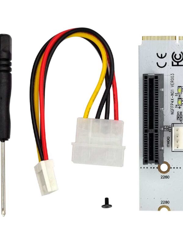 MINERIA ADAPTADOR M.2 A PCI-E 4X MZHOU UNITARIO X002UEIAI9 B09C1B2XC3