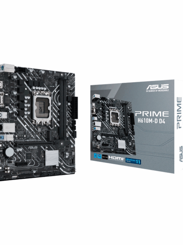 PLACA MADRE ASUS 1700 PRIME H610M-D D4 V/S/R/HDM/M2/DDR4/USB3.2/MATX