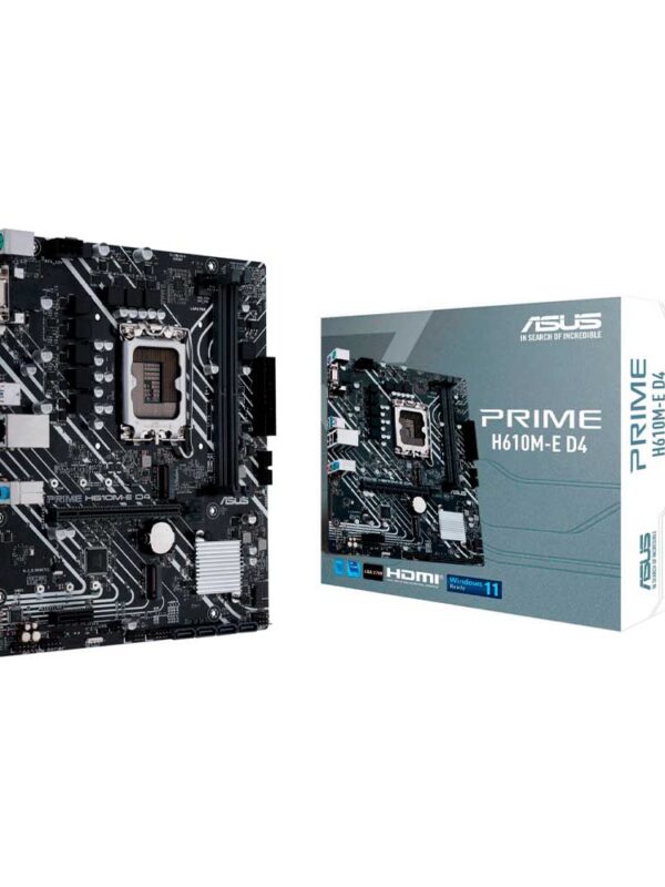 PLACA MADRE ASUS 1700 PRIME H610M-E D4 V/S/R/HDMI/2M2/DDR4/USB3.2/MATX