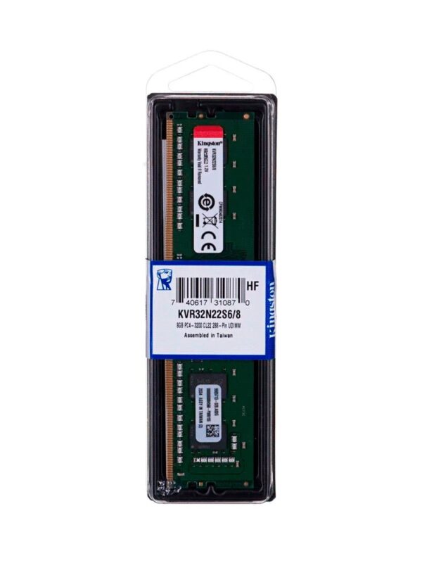 MEMORIA RAM DDR4 8GB 3200 KINGSTON KVR32N22S6/8