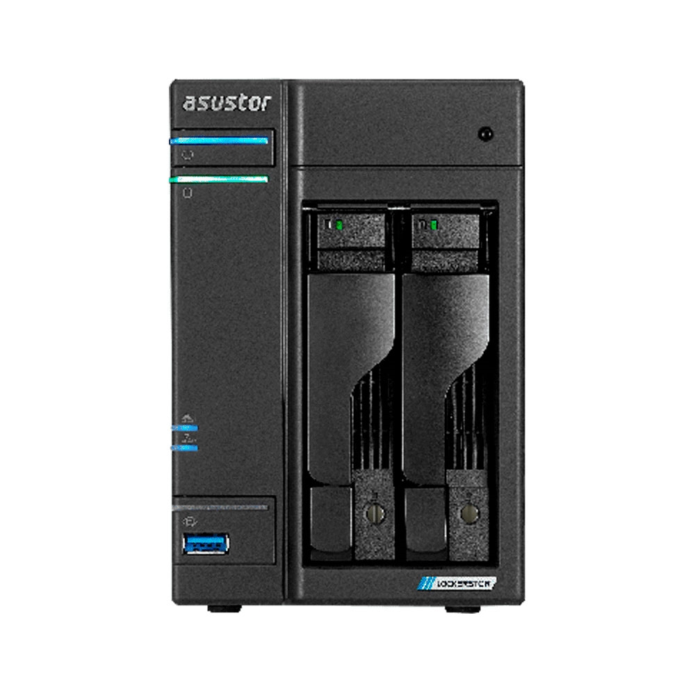 ALMACENAMIENTO NAS ASUSTOR AS6702T QC 2.0/2BAY/4G/4 M.2/2-GBLAN/HDMI/2USB3.2