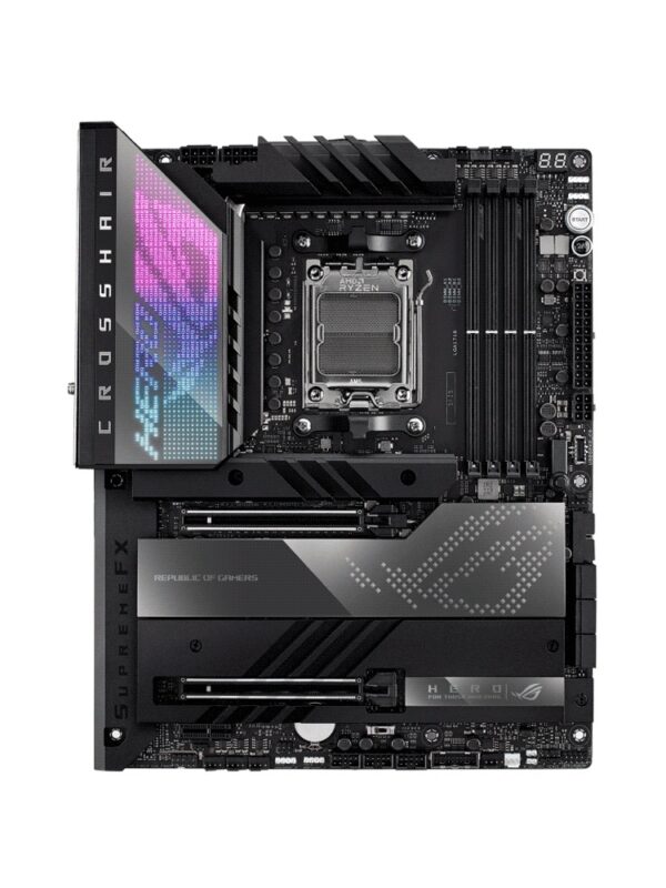 PLACA MADRE ASUS AM5 ROG CROSSHAIR X670E HERO S/R/HDMI/4M2/WIFI/USB3.2/DDR5/ATX/AURA