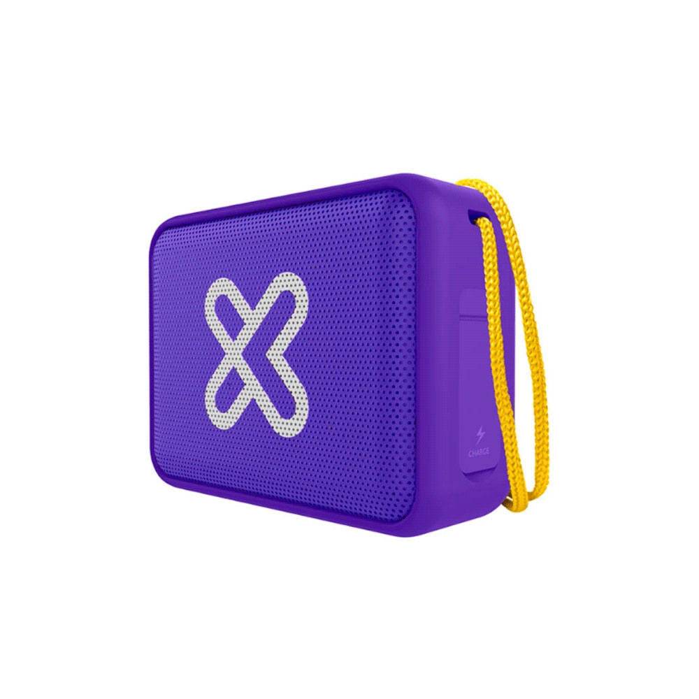 PARLANTE KLIP KBS-025PR 6W NITRO PORTATIL BT/BAT/IPX7/TWS PURPURA