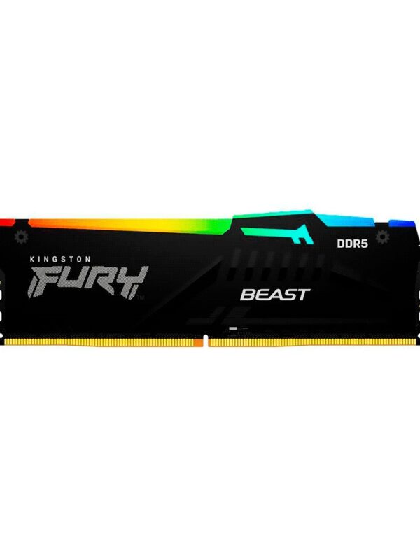MEMORIA RAM DDR5 32GB 5200 KINGSTON FURY BEAST BK KF552C40BBA-32 RGB XMP