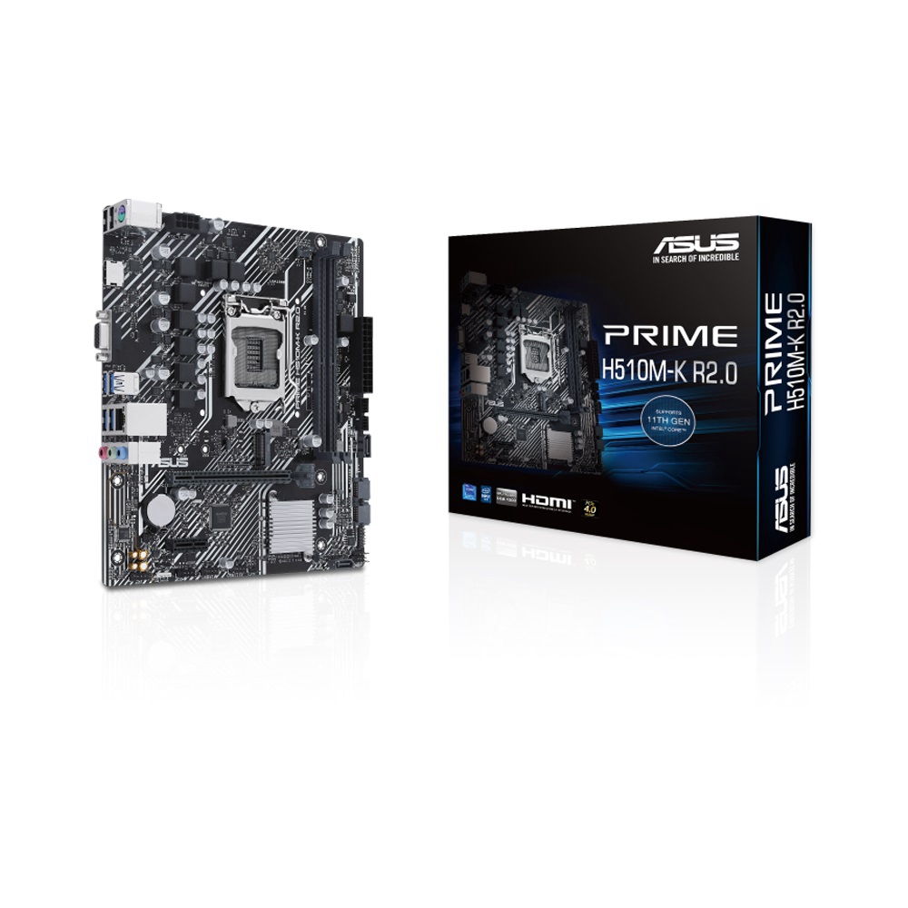 PLACA MADRE ASUS 1200 H510M-K R2.0 PRIME V/S/R/HDMI/M.2/DDR4/USB3.2/MATX