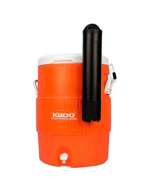 CONSERVADORA IGLOO 37.8 LITROS C/ASIENTO DISP.VASO 42021 NARANJA